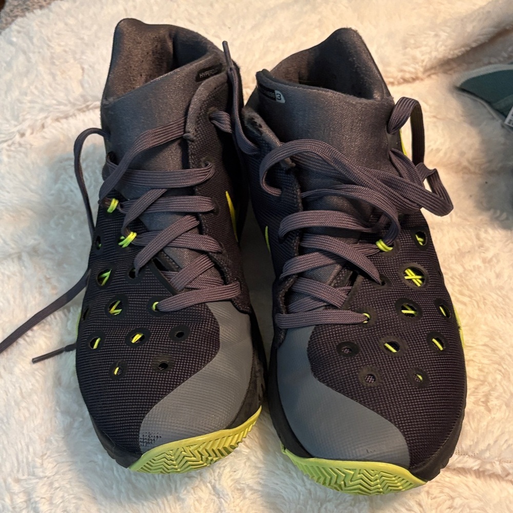 Nike Charcoal and Neon Green Sneakers